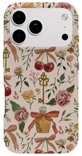 Load image into Gallery viewer, Bows, Flowers and Cherries Pattern - Phone Case