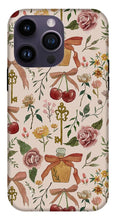 Load image into Gallery viewer, Bows, Flowers and Cherries Pattern - Phone Case
