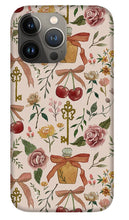 Load image into Gallery viewer, Bows, Flowers and Cherries Pattern - Phone Case