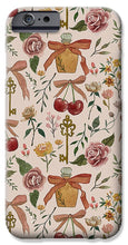 Load image into Gallery viewer, Bows, Flowers and Cherries Pattern - Phone Case