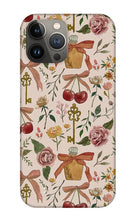 Load image into Gallery viewer, Bows, Flowers and Cherries Pattern - Phone Case