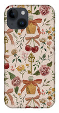 Load image into Gallery viewer, Bows, Flowers and Cherries Pattern - Phone Case