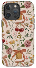 Load image into Gallery viewer, Bows, Flowers and Cherries Pattern - Phone Case