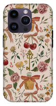 Load image into Gallery viewer, Bows, Flowers and Cherries Pattern - Phone Case