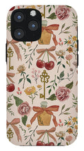Load image into Gallery viewer, Bows, Flowers and Cherries Pattern - Phone Case