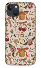 Load image into Gallery viewer, Bows, Flowers and Cherries Pattern - Phone Case