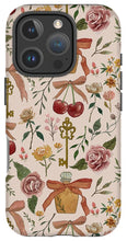 Load image into Gallery viewer, Bows, Flowers and Cherries Pattern - Phone Case
