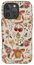 Load image into Gallery viewer, Bows, Flowers and Cherries Pattern - Phone Case