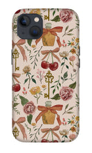 Load image into Gallery viewer, Bows, Flowers and Cherries Pattern - Phone Case