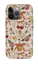 Load image into Gallery viewer, Bows, Flowers and Cherries Pattern - Phone Case