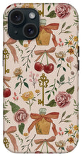 Load image into Gallery viewer, Bows, Flowers and Cherries Pattern - Phone Case