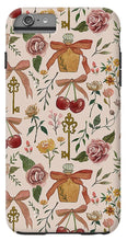 Load image into Gallery viewer, Bows, Flowers and Cherries Pattern - Phone Case