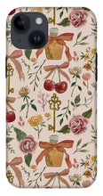 Load image into Gallery viewer, Bows, Flowers and Cherries Pattern - Phone Case