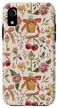 Load image into Gallery viewer, Bows, Flowers and Cherries Pattern - Phone Case