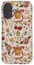 Load image into Gallery viewer, Bows, Flowers and Cherries Pattern - Phone Case