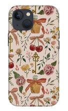 Load image into Gallery viewer, Bows, Flowers and Cherries Pattern - Phone Case