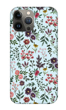 Load image into Gallery viewer, Bright Watercolor Flower - Blue - Phone Case