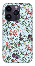 Load image into Gallery viewer, Bright Watercolor Flower - Blue - Phone Case