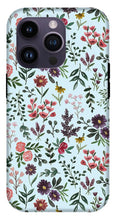 Load image into Gallery viewer, Bright Watercolor Flower - Blue - Phone Case