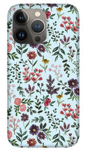 Load image into Gallery viewer, Bright Watercolor Flower - Blue - Phone Case