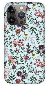 Bright Watercolor Flower - Blue - Phone Case