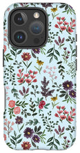 Load image into Gallery viewer, Bright Watercolor Flower - Blue - Phone Case