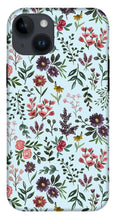 Load image into Gallery viewer, Bright Watercolor Flower - Blue - Phone Case