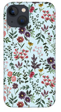 Load image into Gallery viewer, Bright Watercolor Flower - Blue - Phone Case
