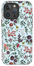 Load image into Gallery viewer, Bright Watercolor Flower - Blue - Phone Case