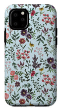 Load image into Gallery viewer, Bright Watercolor Flower - Blue - Phone Case