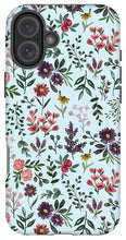 Load image into Gallery viewer, Bright Watercolor Flower - Blue - Phone Case