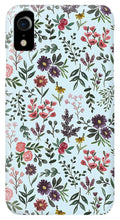 Load image into Gallery viewer, Bright Watercolor Flower - Blue - Phone Case
