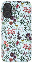 Load image into Gallery viewer, Bright Watercolor Flower - Blue - Phone Case