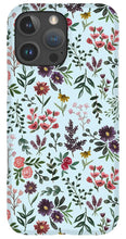 Load image into Gallery viewer, Bright Watercolor Flower - Blue - Phone Case