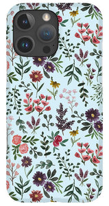 Bright Watercolor Flower - Blue - Phone Case