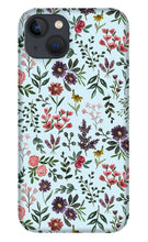 Load image into Gallery viewer, Bright Watercolor Flower - Blue - Phone Case