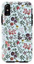 Load image into Gallery viewer, Bright Watercolor Flower - Blue - Phone Case