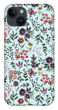 Load image into Gallery viewer, Bright Watercolor Flower - Blue - Phone Case