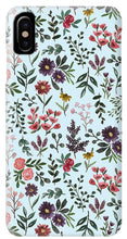 Load image into Gallery viewer, Bright Watercolor Flower - Blue - Phone Case