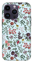 Load image into Gallery viewer, Bright Watercolor Flower - Blue - Phone Case