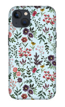 Load image into Gallery viewer, Bright Watercolor Flower - Blue - Phone Case