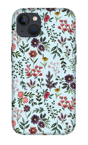 Bright Watercolor Flower - Blue - Phone Case