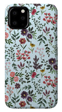 Load image into Gallery viewer, Bright Watercolor Flower - Blue - Phone Case