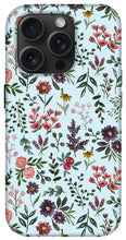 Load image into Gallery viewer, Bright Watercolor Flower - Blue - Phone Case