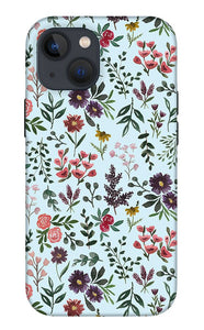 Bright Watercolor Flower - Blue - Phone Case