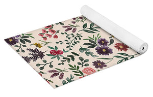 Bright Watercolor Flower - Yoga Mat