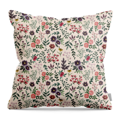 Bright Watercolor Flower - Throw Pillow