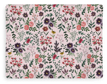 Load image into Gallery viewer, Bright Watercolor Flower - Pink - Blanket