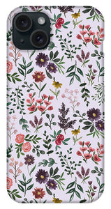 Bright Watercolor Flower - Purple - Phone Case