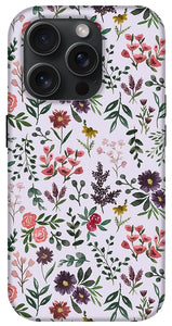 Bright Watercolor Flower - Purple - Phone Case